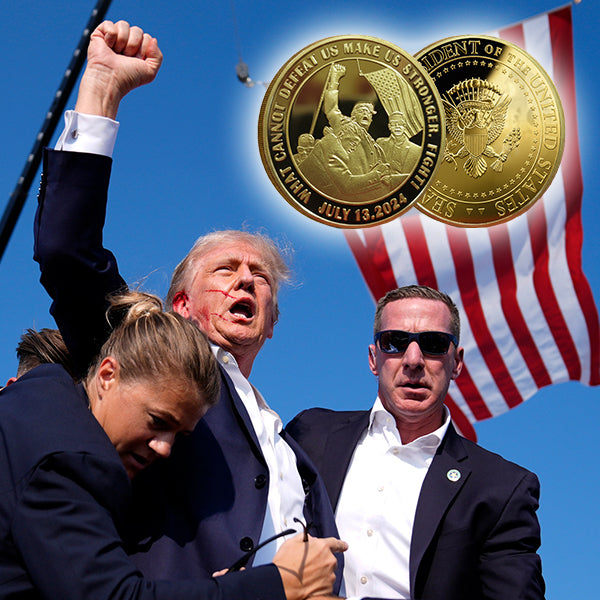 Donald Trump Survivor Gold Coin