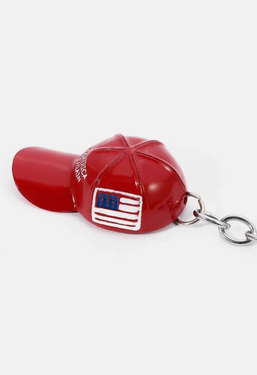 MAGA Hat Keychain