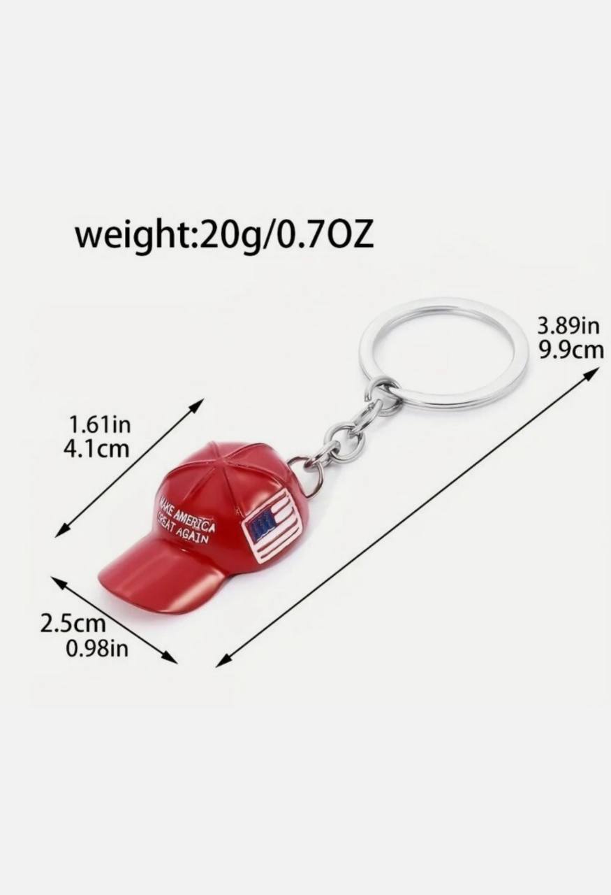 MAGA Hat Keychain